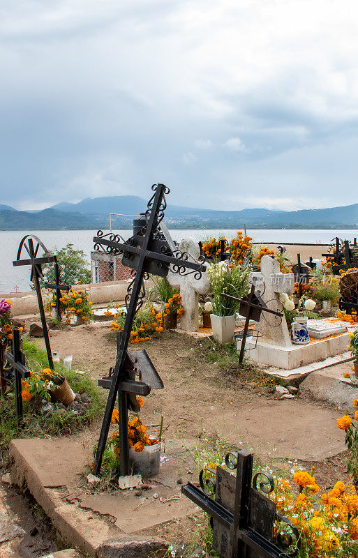 墨西哥janitzio, Michoacan - Island Lake patzcuaro - Cemetery - the day of the Dead